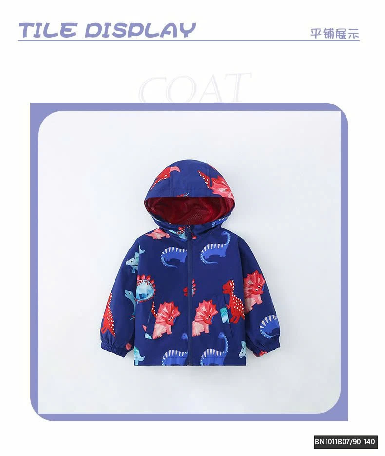 ÁO KHOÁC GIÓ KHỦNG LONG XANH THAN MALWEE