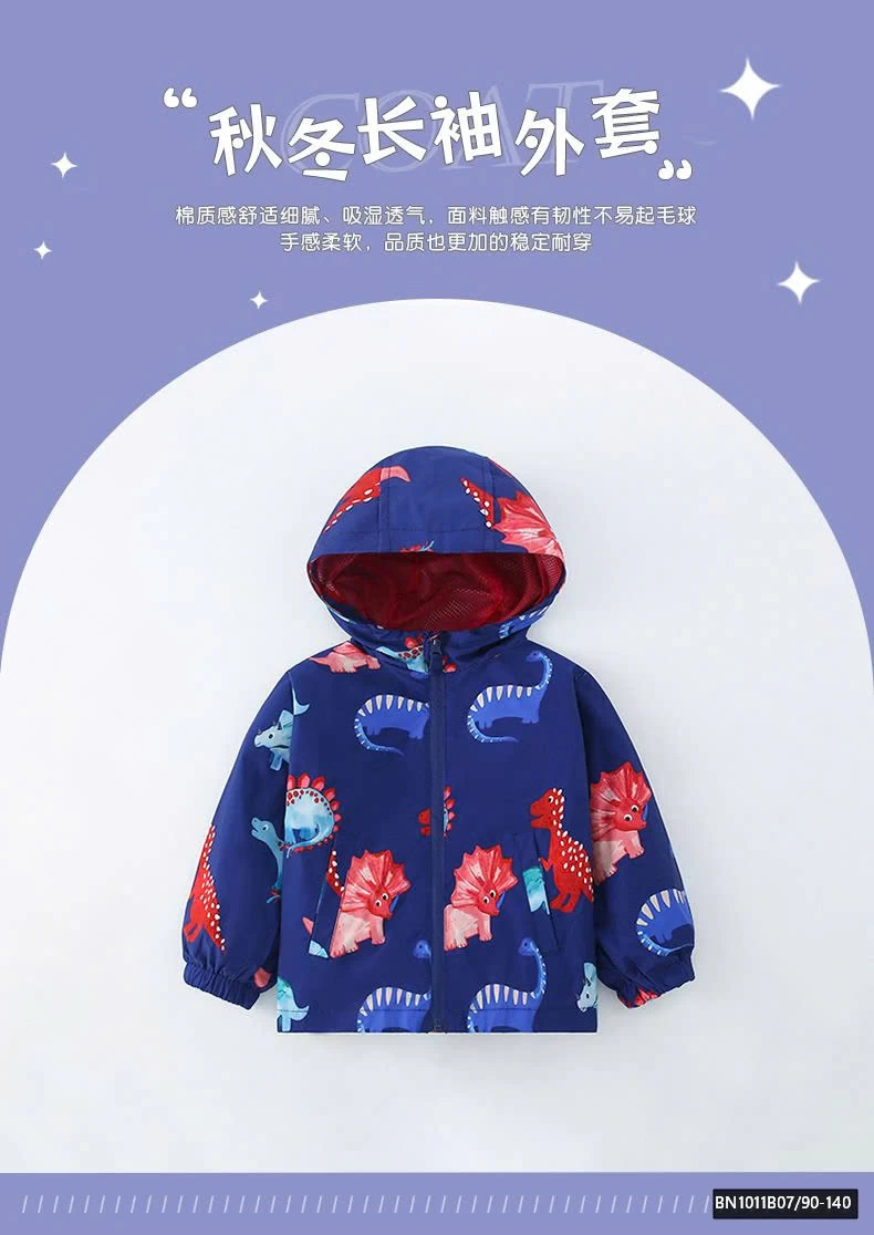 ÁO KHOÁC GIÓ KHỦNG LONG XANH THAN MALWEE