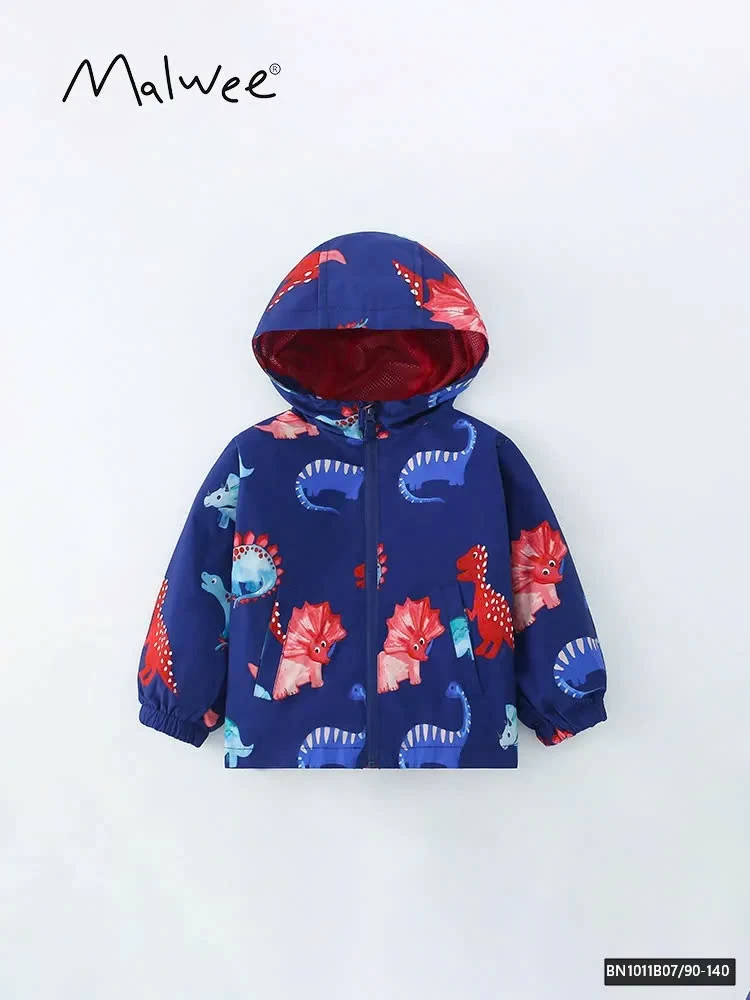 ÁO KHOÁC GIÓ KHỦNG LONG XANH THAN MALWEE