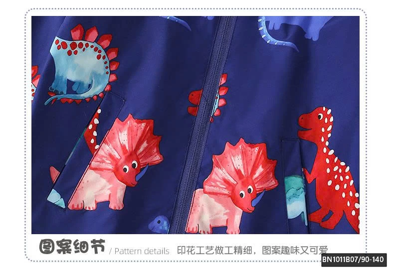 ÁO KHOÁC GIÓ KHỦNG LONG XANH THAN MALWEE