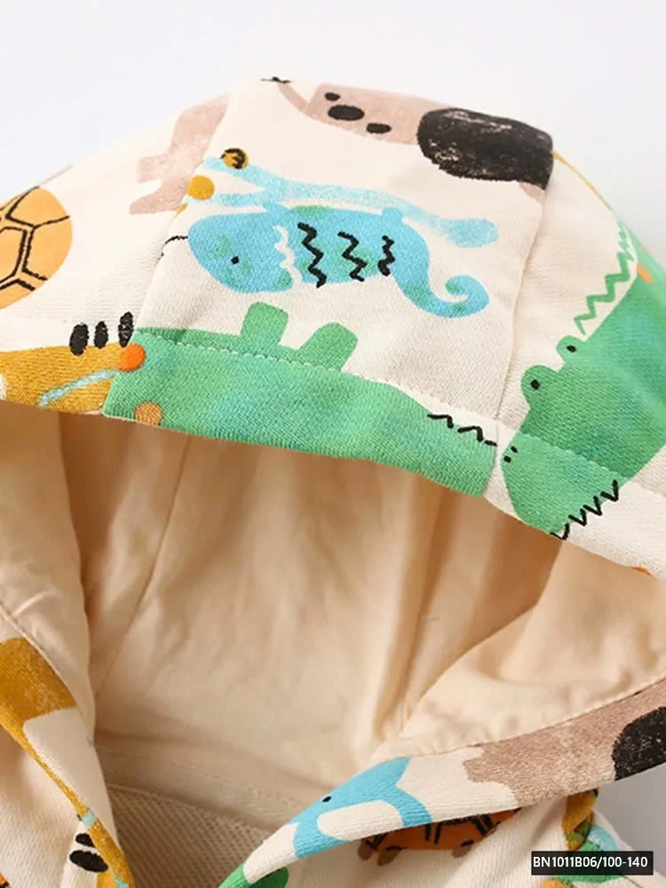 ÁO KHOÁC NỈ ĐỘNG VẬT MALWEE