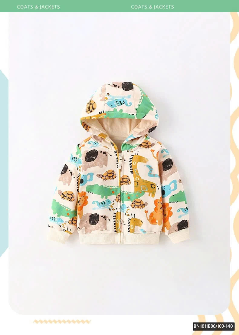 ÁO KHOÁC NỈ ĐỘNG VẬT MALWEE