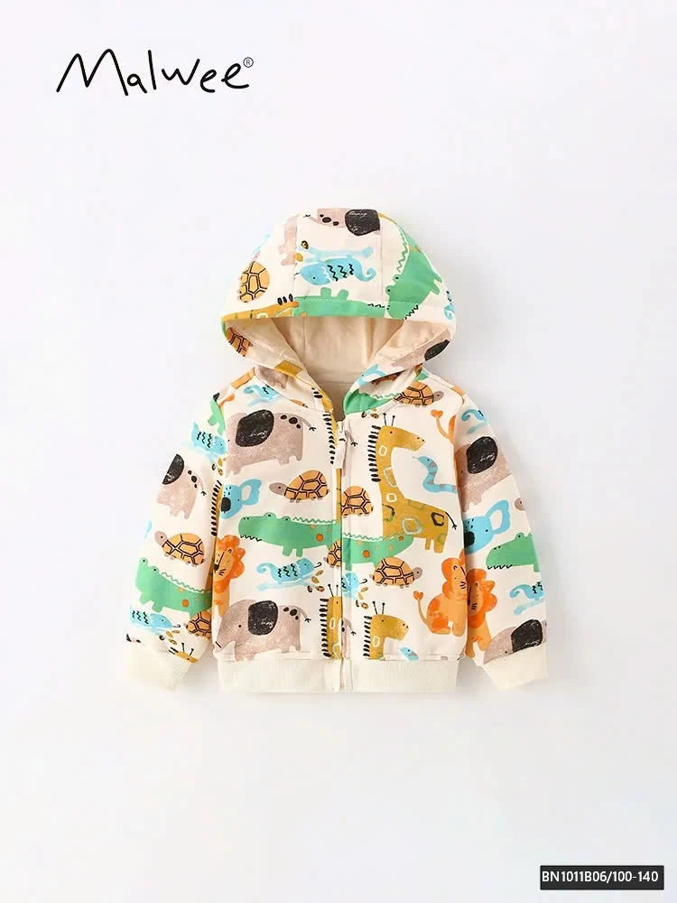 ÁO KHOÁC NỈ ĐỘNG VẬT MALWEE