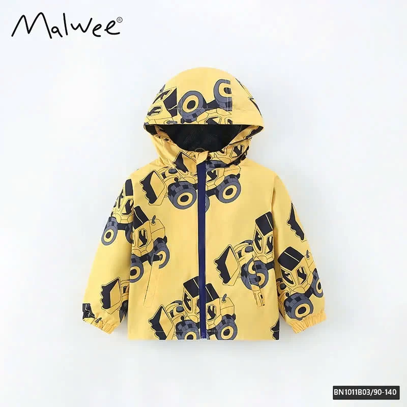 ÁO KHOÁC GIÓ VÀNG 2 LỚP XE ỦI MALWEE