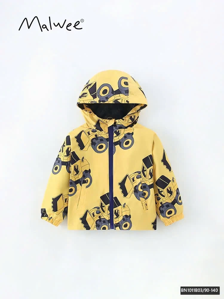 ÁO KHOÁC GIÓ VÀNG 2 LỚP XE ỦI MALWEE