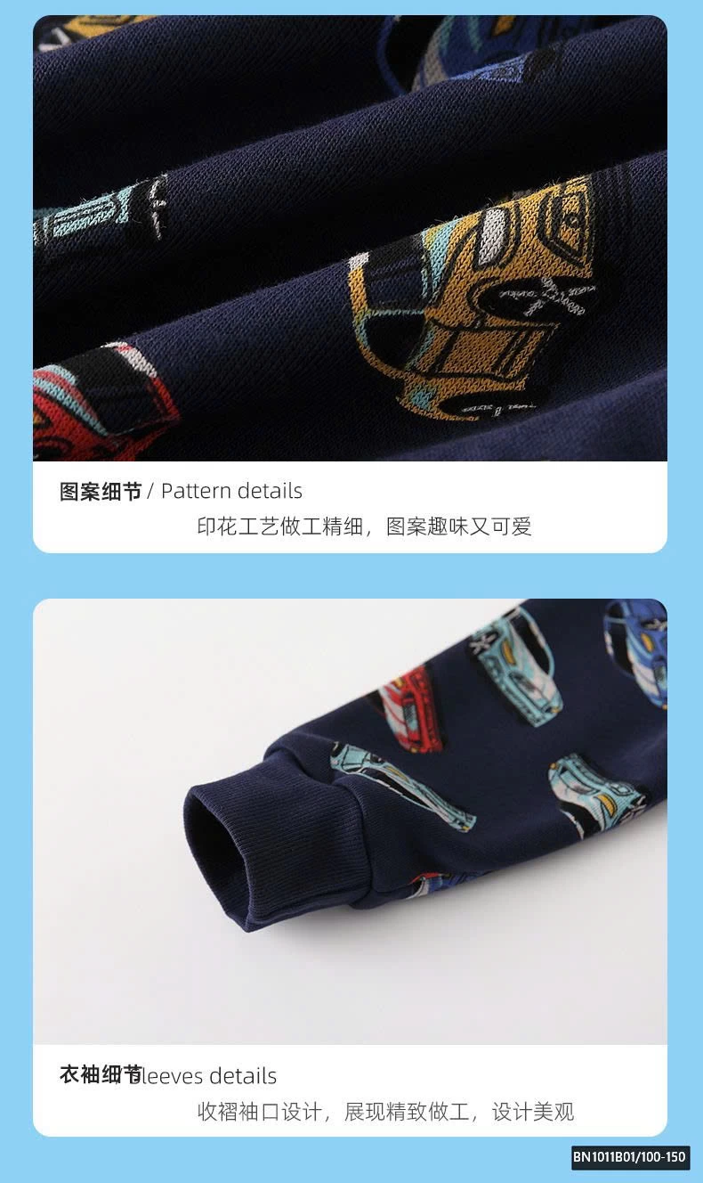 ÁO KHOÁC NỈ IN HÌNH OTO MALWEE