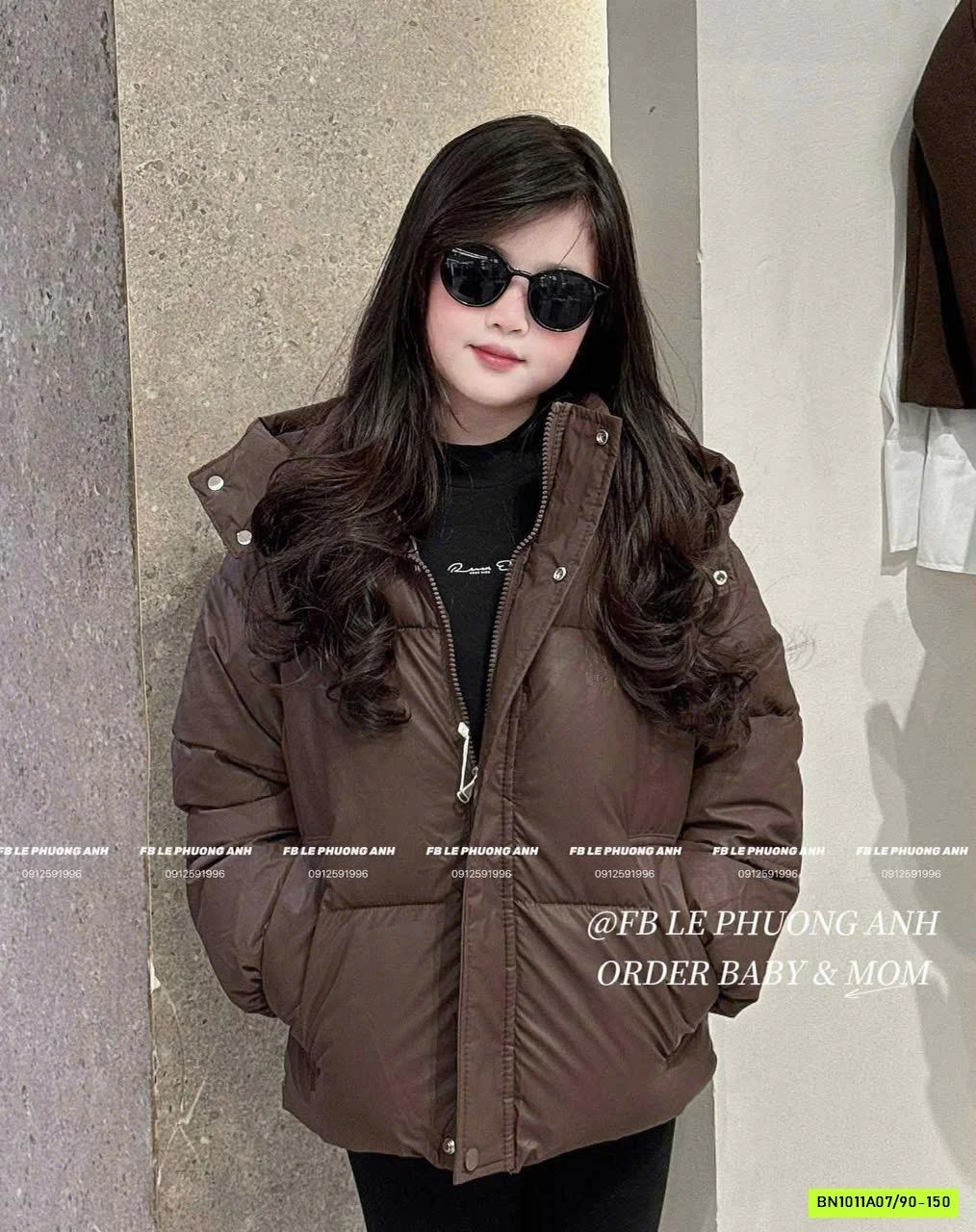 KHOÁC PHAO BÉO TRƠN MÀU LIỀN MŨ