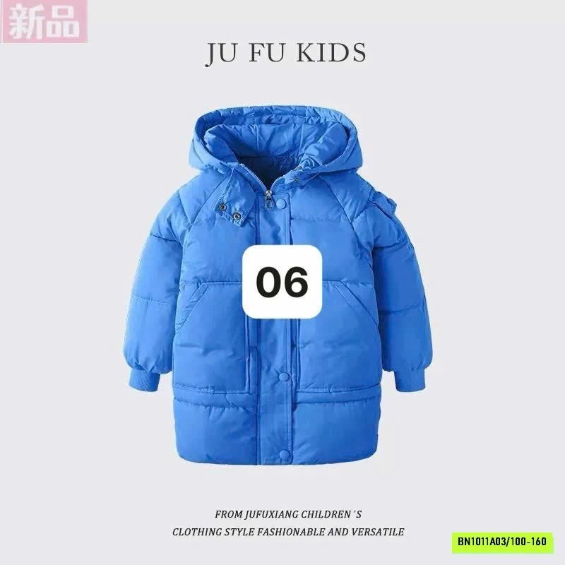 KHOÁC PHAO DÁNG DÀI LIỀN MŨ