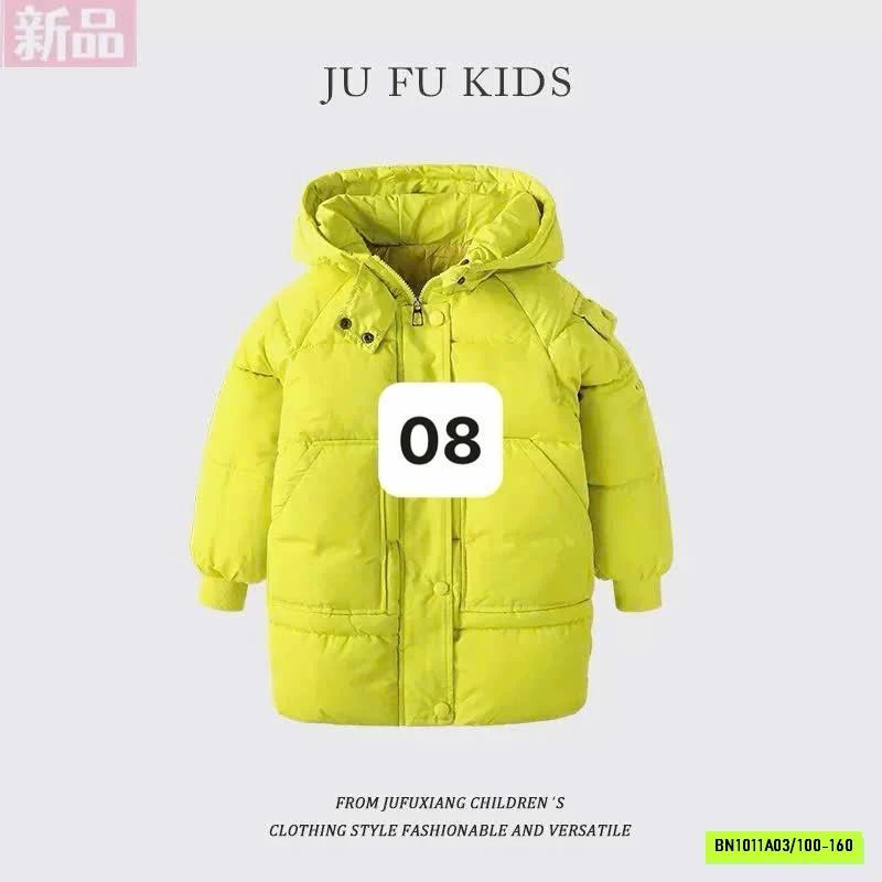 KHOÁC PHAO DÁNG DÀI LIỀN MŨ