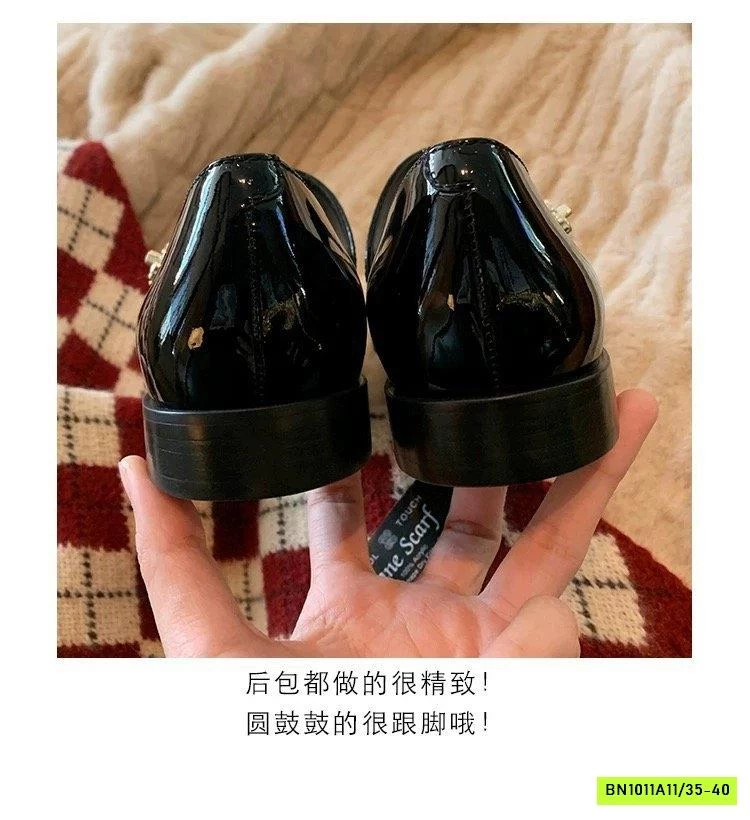 GIÀY DA BÓNG QUAI NGANG TAG VÀNG