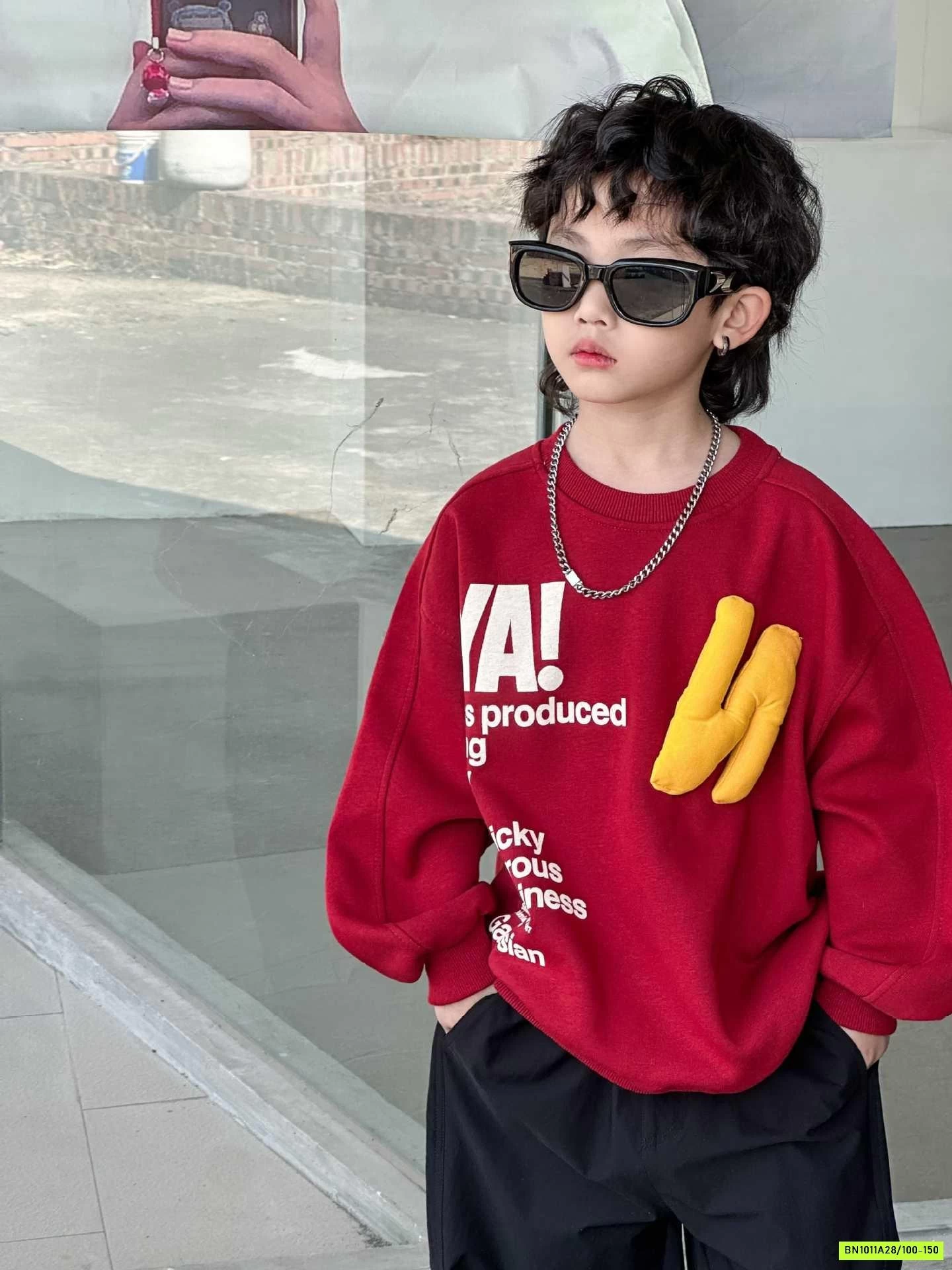 ÁO NỈ ĐỎ SÀNH ĐIỆU