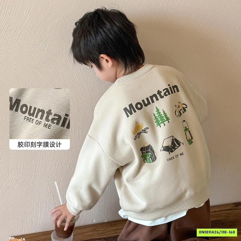 ÁO NỈ MOUNTAIN IN HÌNH CC