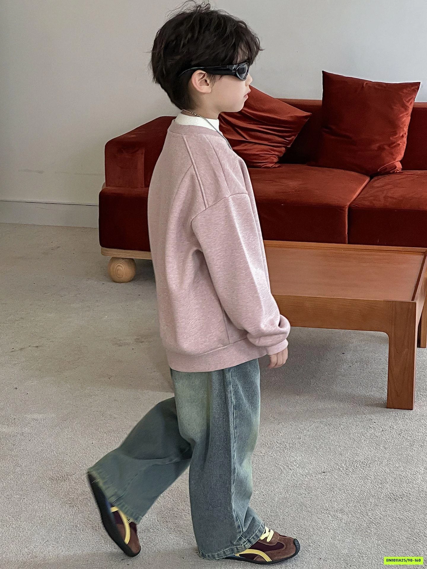 ÁO NỈ HỒNG LÓT NHUNG