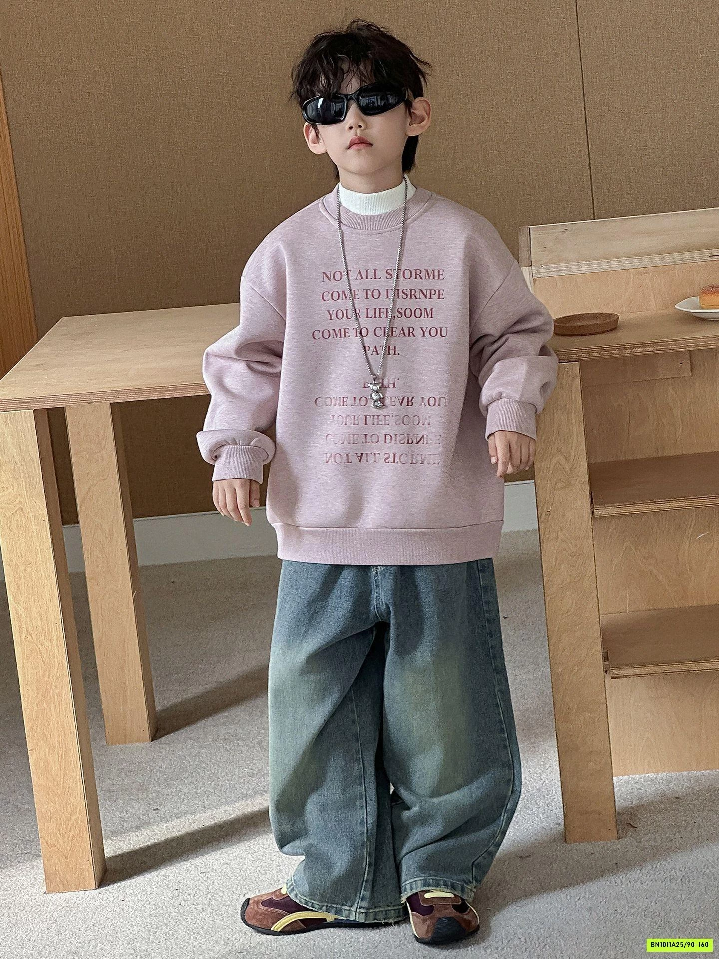 ÁO NỈ HỒNG LÓT NHUNG