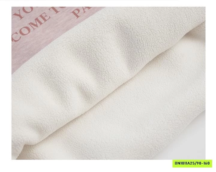 ÁO NỈ HỒNG LÓT NHUNG