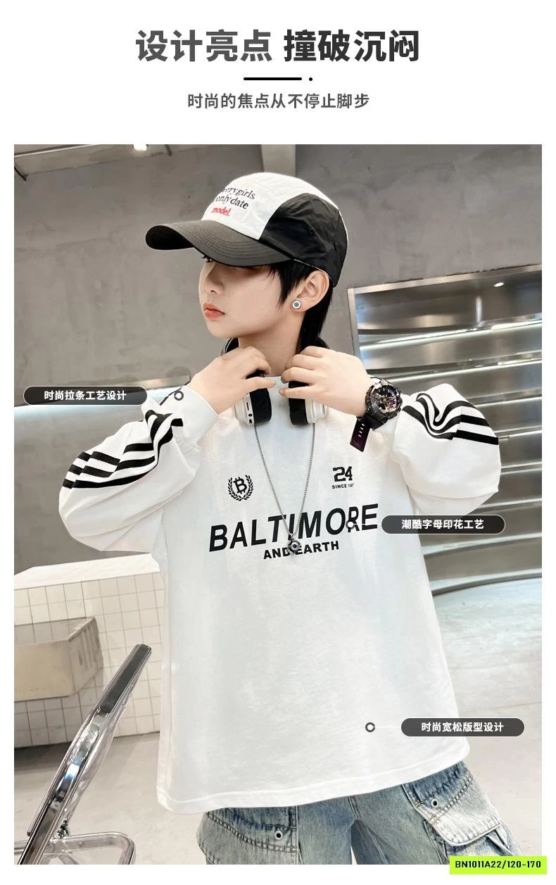 ÁO THUN SỌC VAI SZ ĐẠI