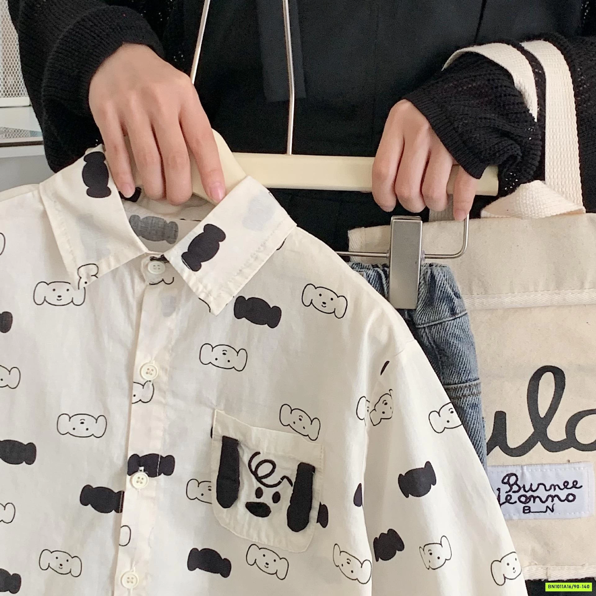 SƠ MI DÀI TAY IN HÌNH BT