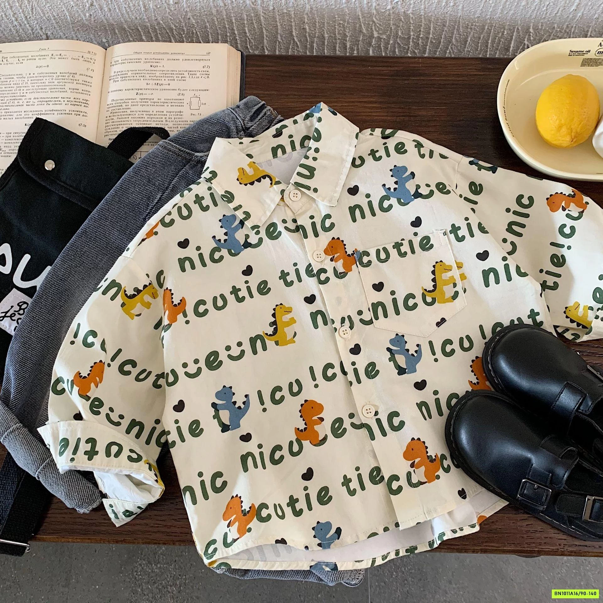 SƠ MI DÀI TAY IN HÌNH BT