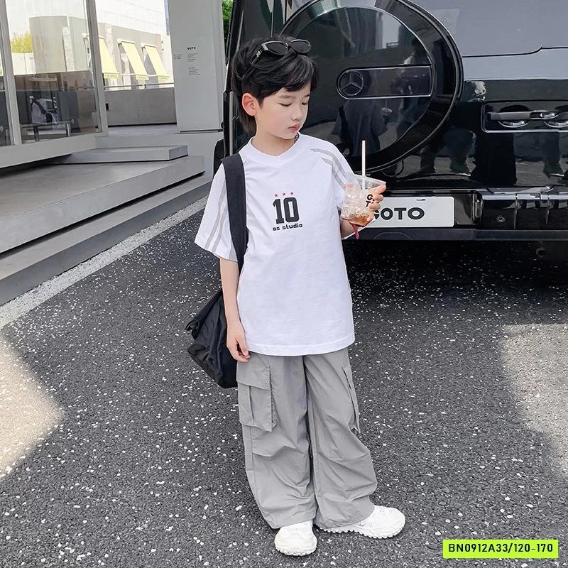 ÁO THUN SỌC VAI SỐ 10 HHBABY