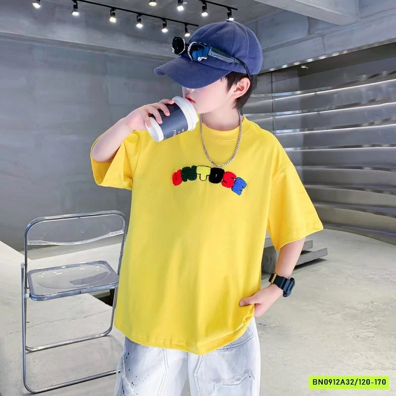 ÁO THUN THÊU CHỮ HHBABY