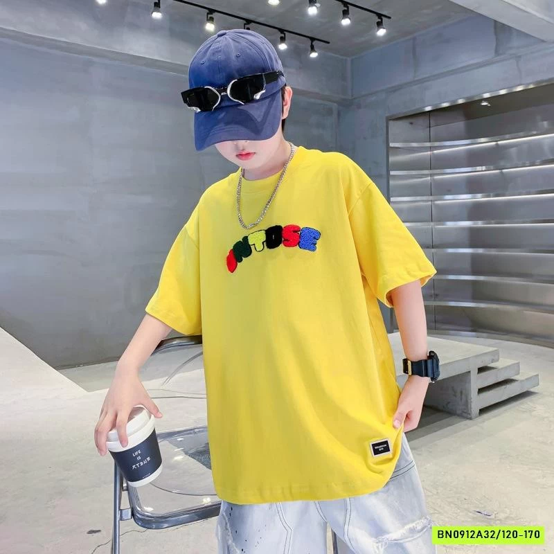 ÁO THUN THÊU CHỮ HHBABY