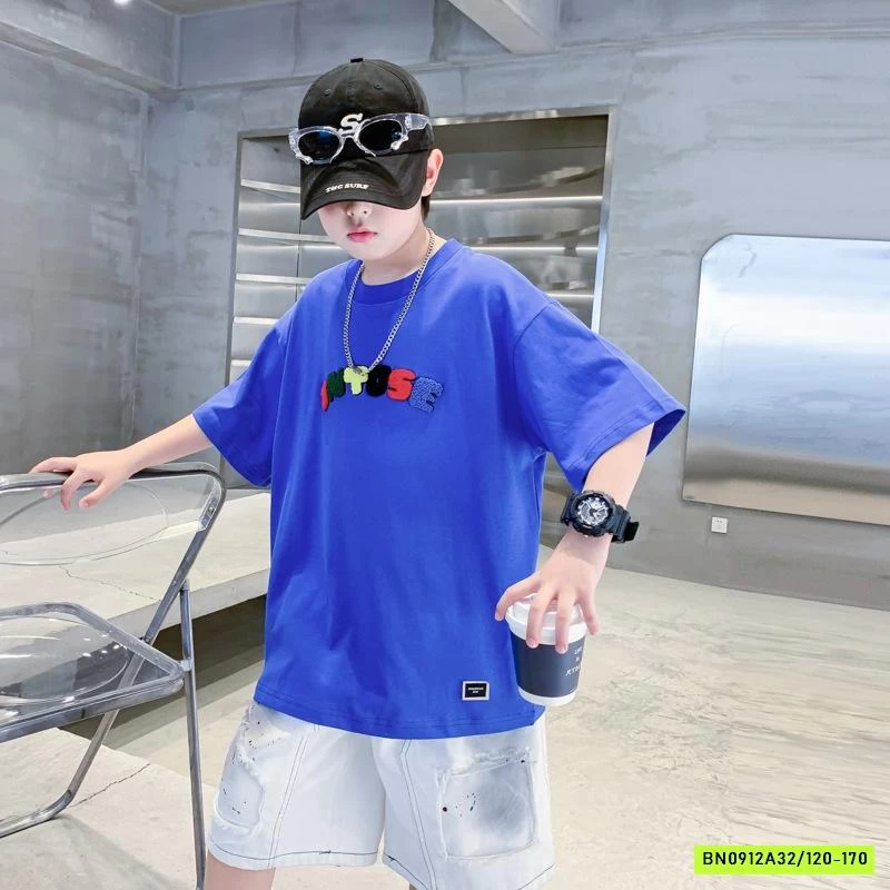 ÁO THUN THÊU CHỮ HHBABY