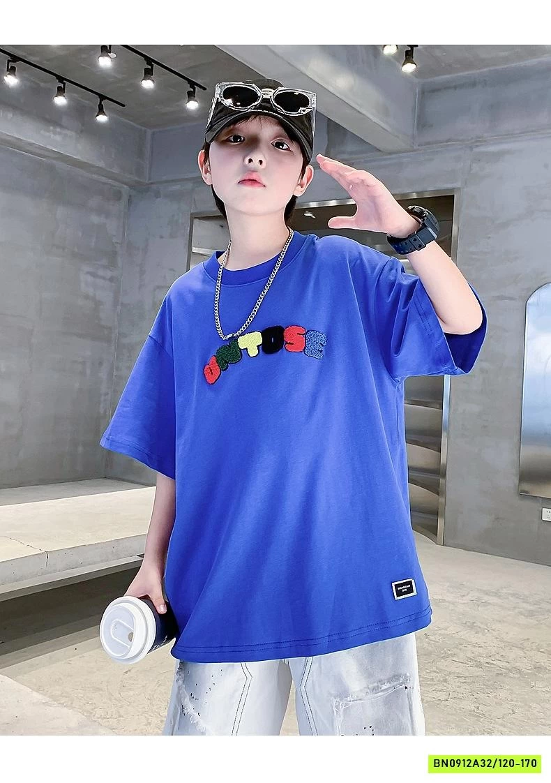 ÁO THUN THÊU CHỮ HHBABY