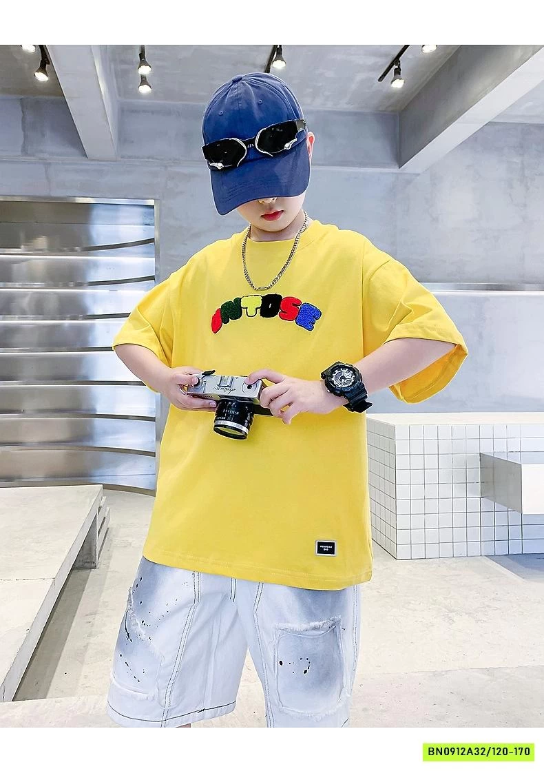 ÁO THUN THÊU CHỮ HHBABY