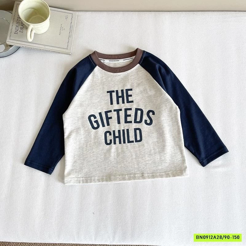 ÁO THUN CHỮ PHỐI MÀU TAY