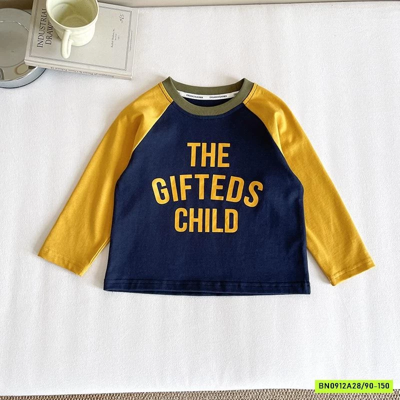 ÁO THUN CHỮ PHỐI MÀU TAY