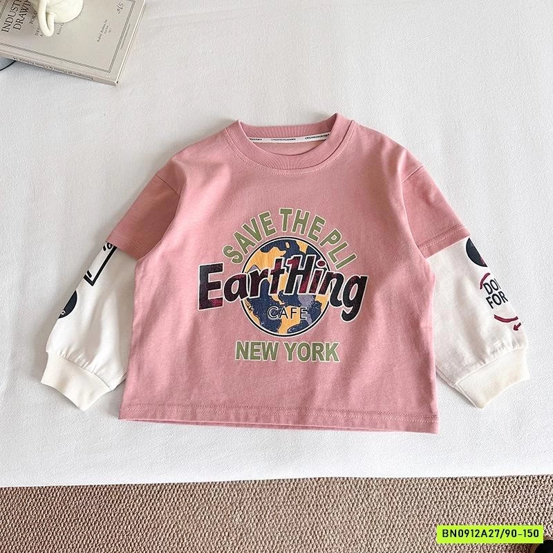 ÁO THUN HỒNG GIẢ 2 LỚP