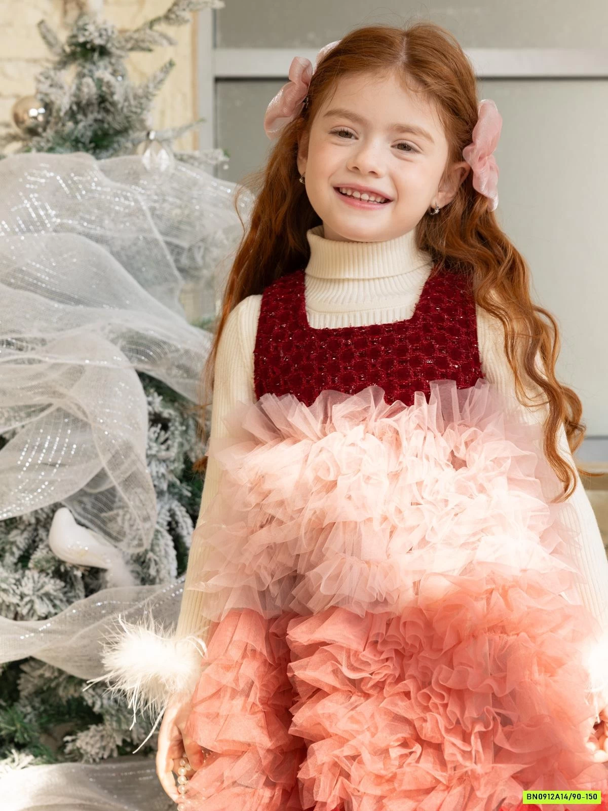 ĐẦM DẠ TUTU LOANG MÀU LÓT NHUNG