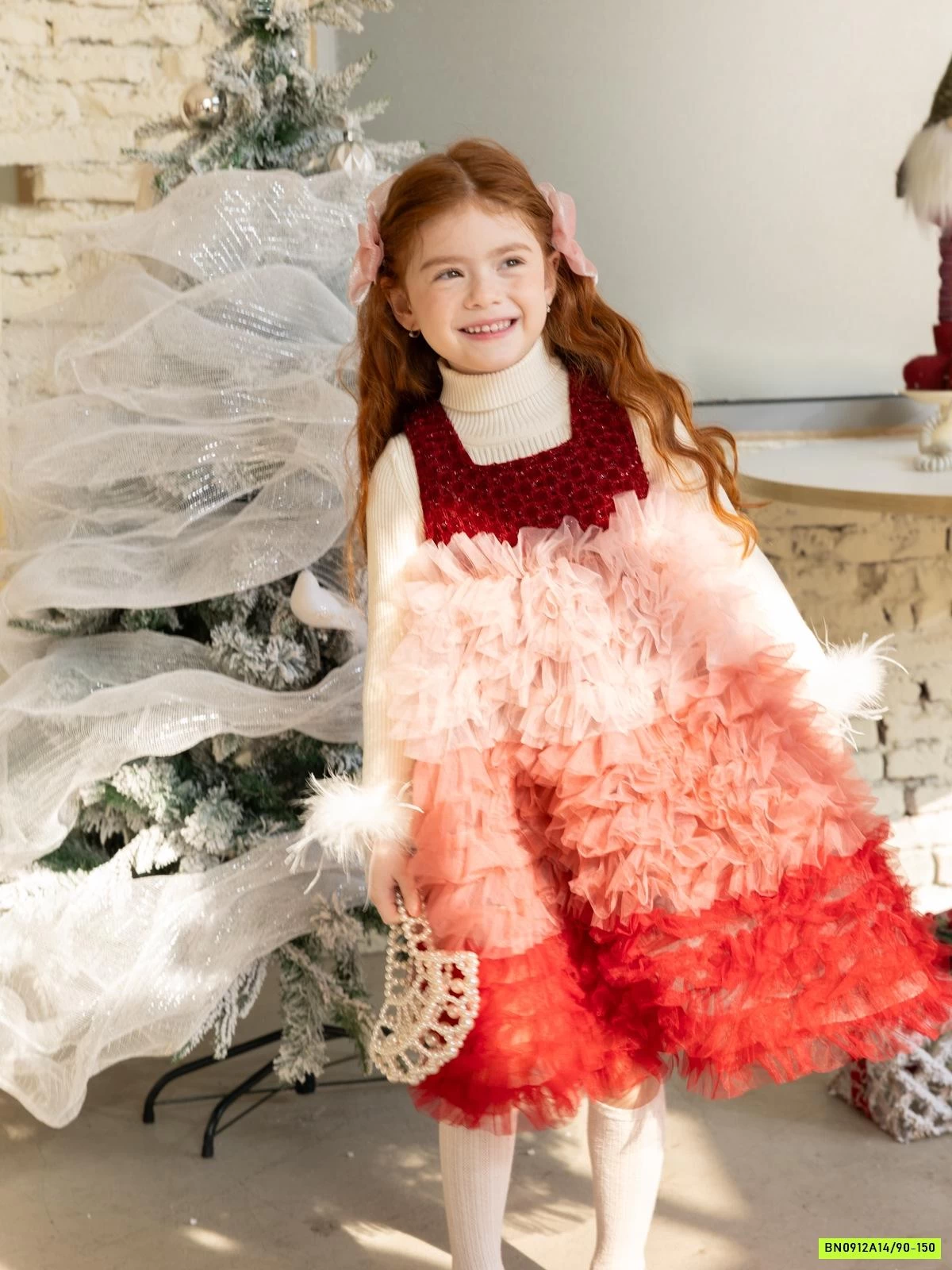 ĐẦM DẠ TUTU LOANG MÀU LÓT NHUNG