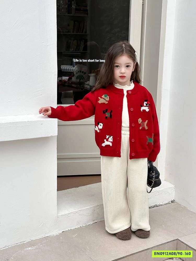 CARDIGAN THÊU CÚN 24B082 AMBB