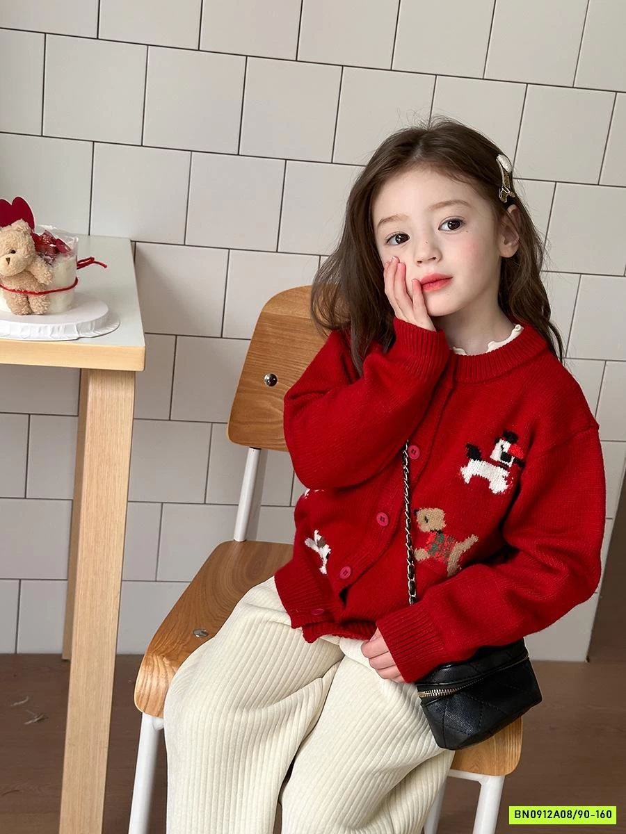 CARDIGAN THÊU CÚN 24B082 AMBB