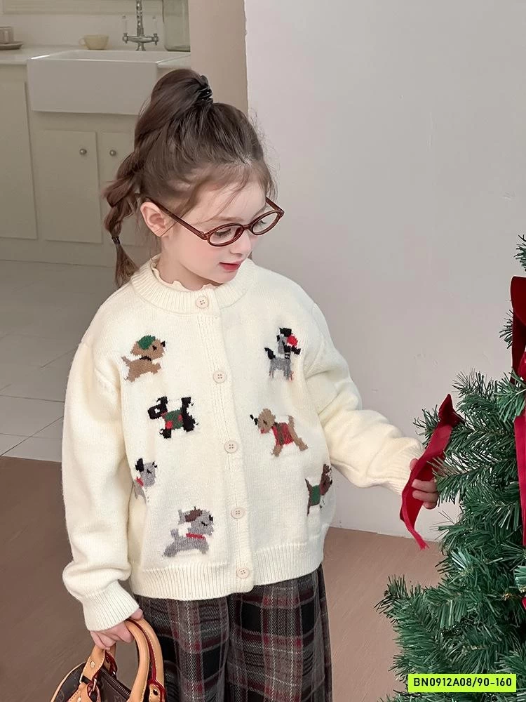 CARDIGAN THÊU CÚN 24B082 AMBB