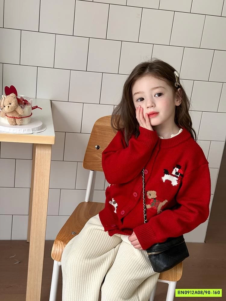 CARDIGAN THÊU CÚN 24B082 AMBB