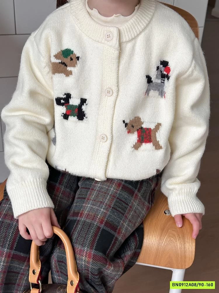 CARDIGAN THÊU CÚN 24B082 AMBB