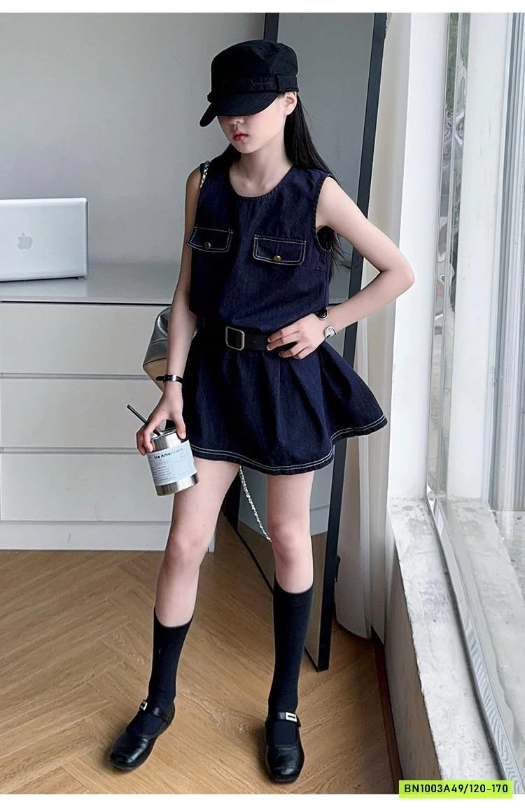 ĐẦM DENIM SÁT NÁCH SZ ĐẠI