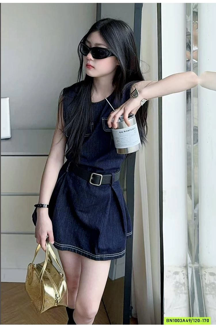 ĐẦM DENIM SÁT NÁCH SZ ĐẠI