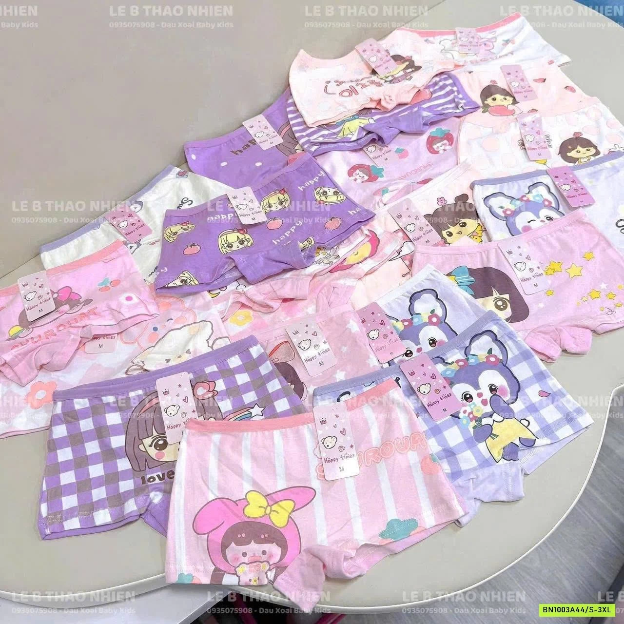 SET 4 CHIP ĐÙI BÉ GÁI BẢNG MÀU MỚI