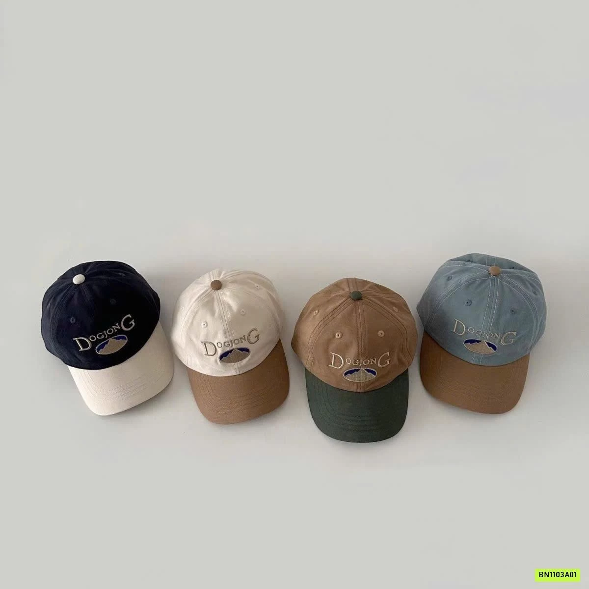 MŨ LƯỠI TRAI TRẺ EM PHỐI MÀU