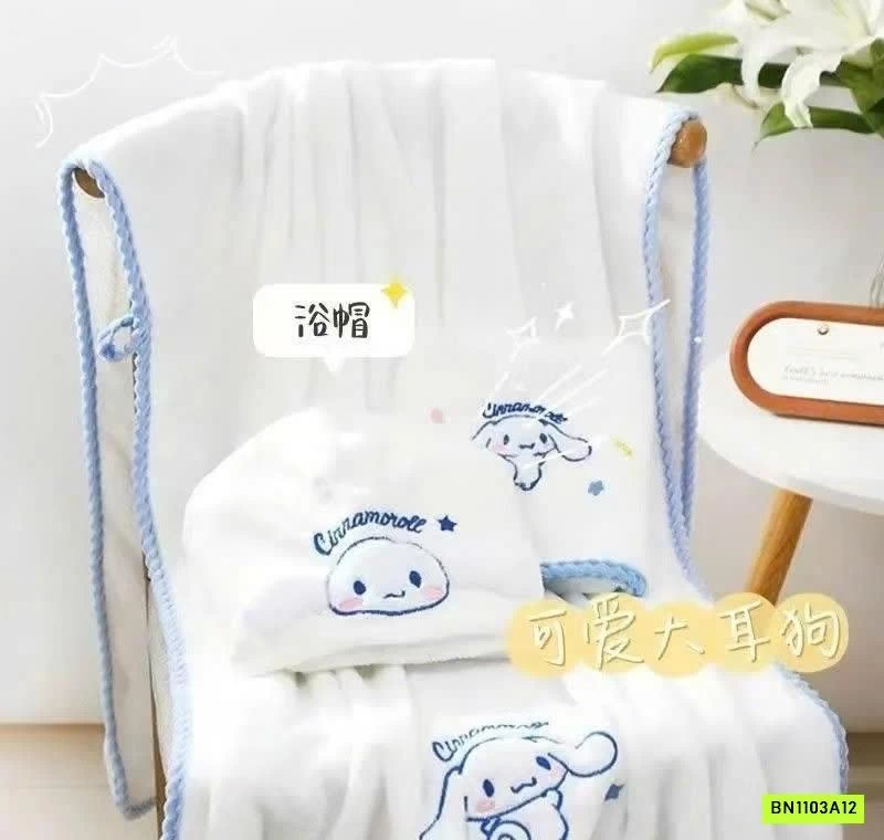 SET 2 KHĂN TẮM CINAMOROLL