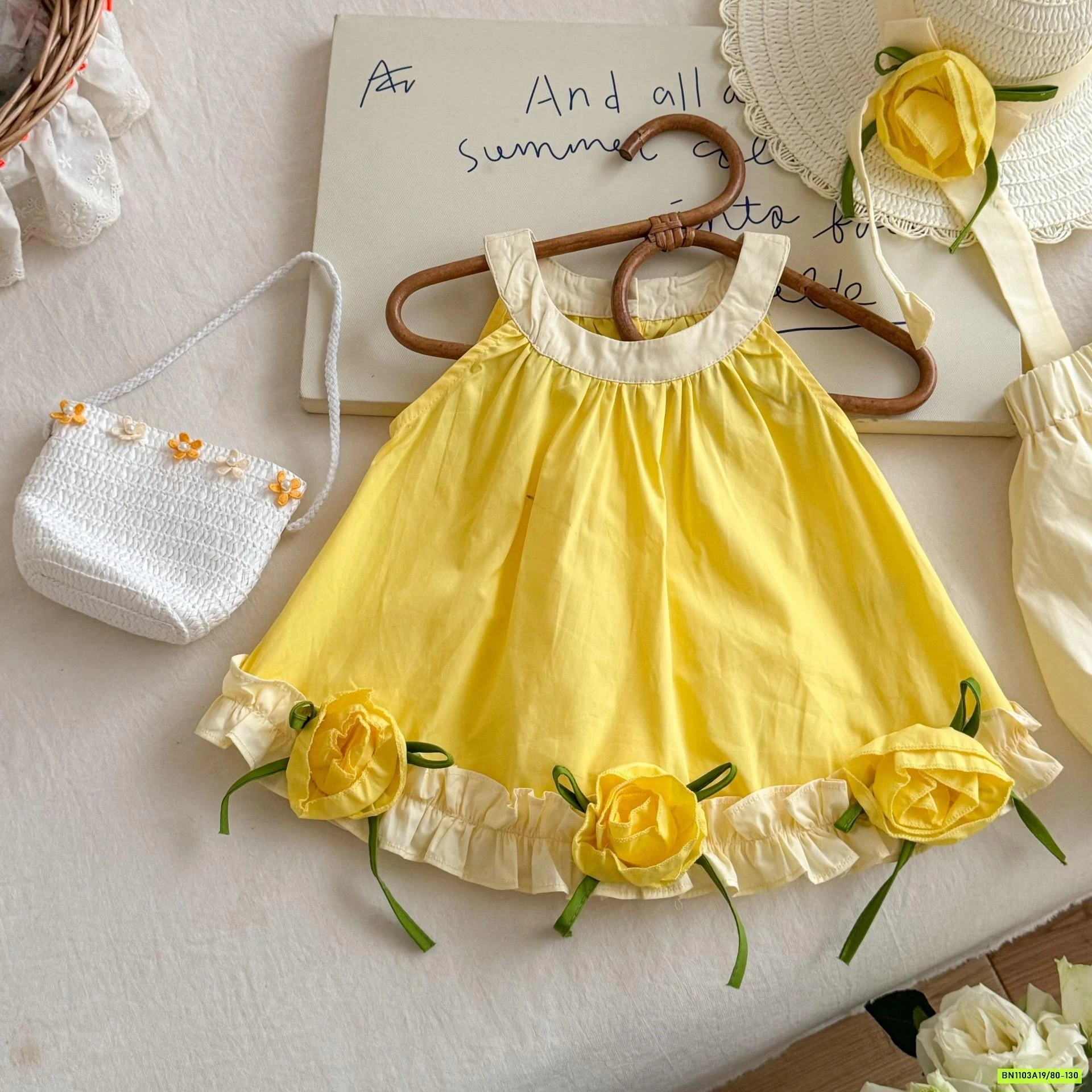 SÉT VÁY BÍ VÀNG CỔ YẾM NINGLI