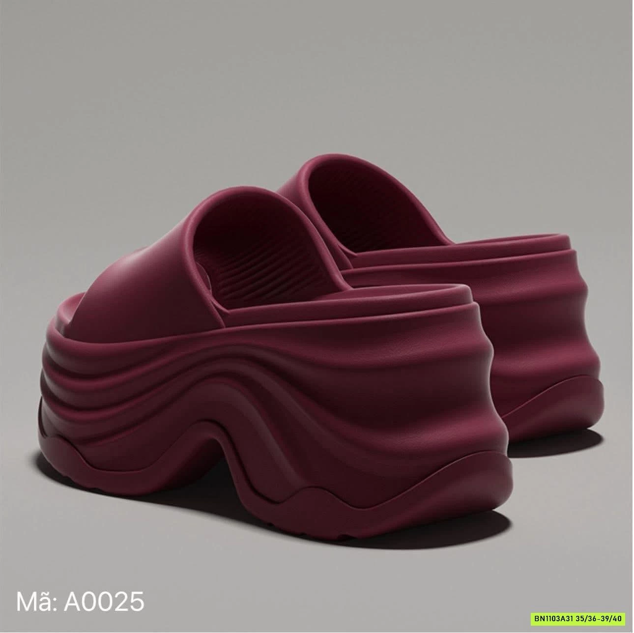 DÉP EVA ĐẾ CAO HACK DÁNG