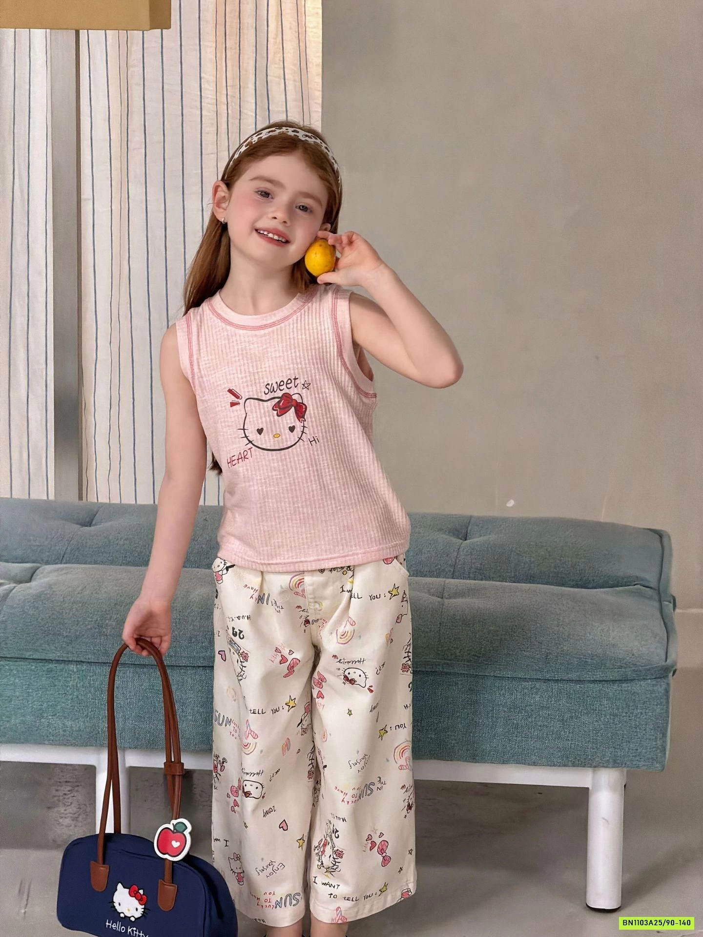 SÉT ÁO KITTY MIX QUẦN SUÔNG