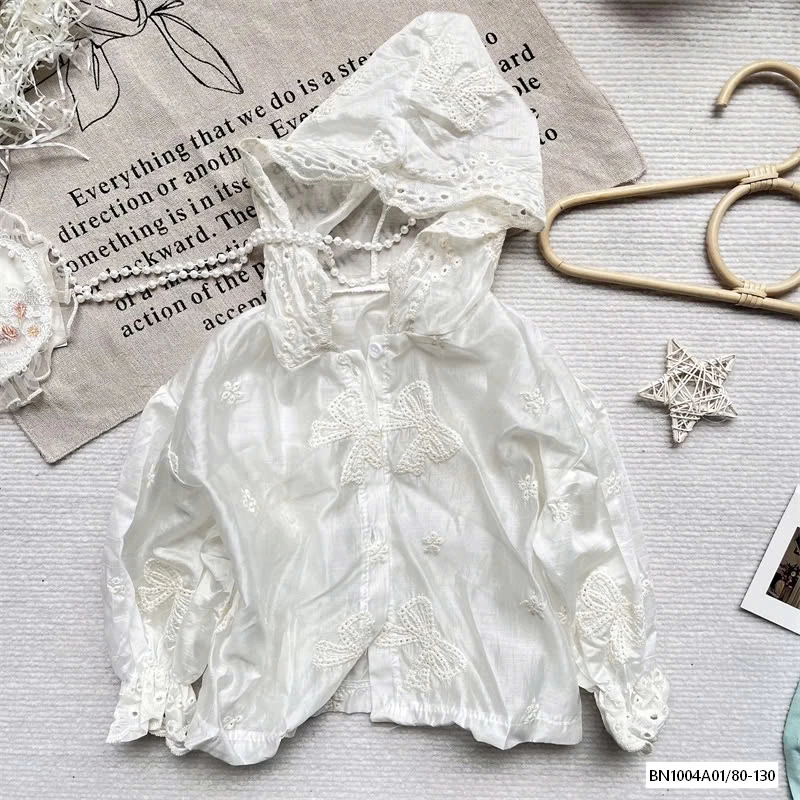 KHOÁC NẮNG TIỂU THƯ THÊU NƠ