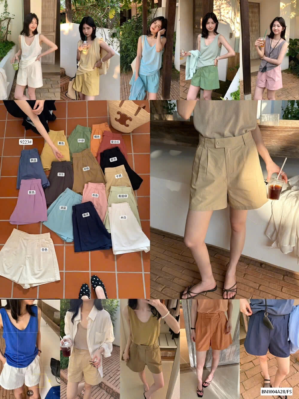 SHORT THÔ CẠP CÚC XUẤT HÀN