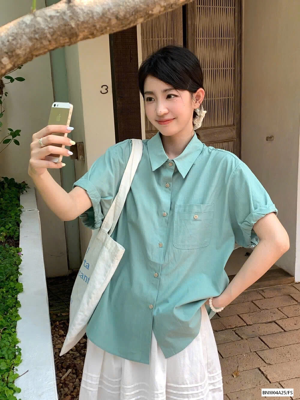 SƠ MI NGẮN TAY XUẤT HÀN