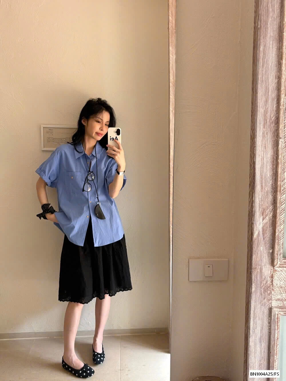 SƠ MI NGẮN TAY XUẤT HÀN